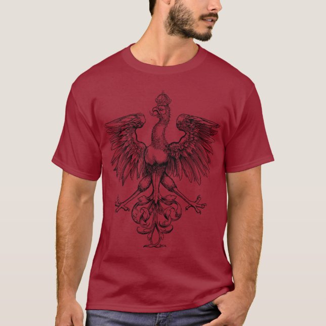 Vintage Polish Eagle Art (Tee) T-Shirts (Front)