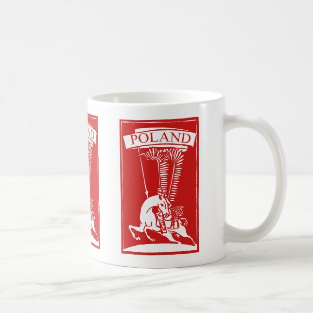 Vintage Polish Winged Hussar Coffee Mug (Right)