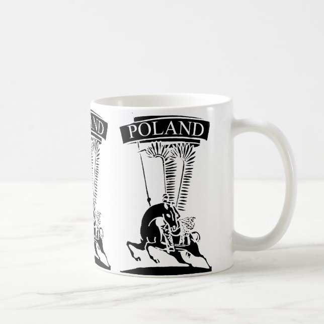 Vintage Polish Winged Hussar Coffee Mug (Right)