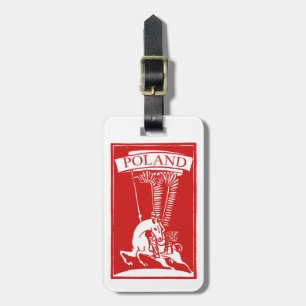 Vintage Polish Winged Hussar Luggage Tag