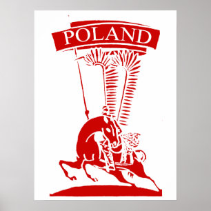 Vintage Polish Winged Hussar Poster