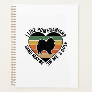 Vintage Pomeranian Heart Quote Dog Lover Shirt Des Planner