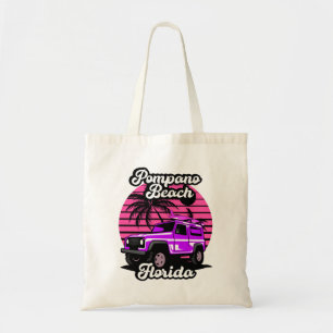 Vintage Pompano Beach Florida Tote Bag
