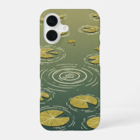 Vintage Pond with Water Lilies