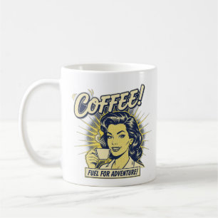 Vintage Pop Art Coffee Therapy Mug