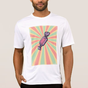 Vintage Pop Art Wrapped Candy T-Shirt