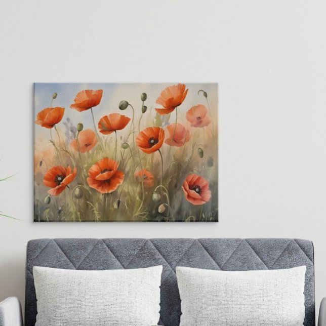Vintage Poppies Oil Painting Timeless Floral  Poster (Creator Uploaded)