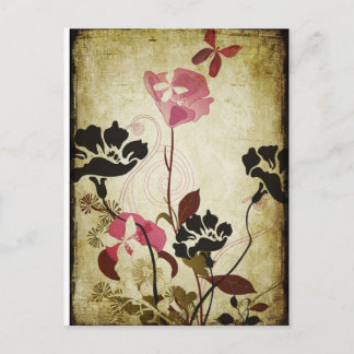 Vintage poppies Postcard