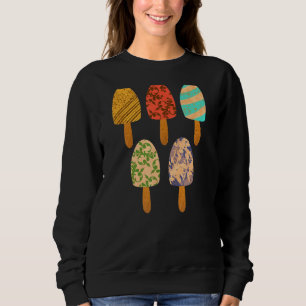 Vintage Popsicle Kulfi Ice Pop Ice Cream Bar Lolly Sweatshirt
