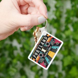 Vintage Portland City Limited Edition Key Ring