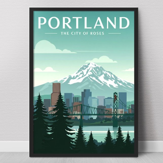 Vintage Portland Poster (Creator Uploaded)