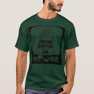 Vintage Portland Wrestling commercialad T-Shirt