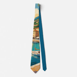 Vintage Portofino Genova Italy Tie