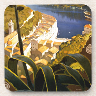 Vintage Portofino Italy Coaster