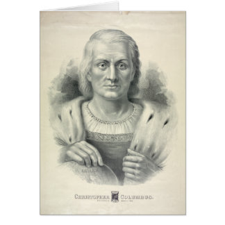 Vintage Portrait of Christopher Columbus