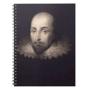 Vintage Portrait of Shakespeare Notebook
