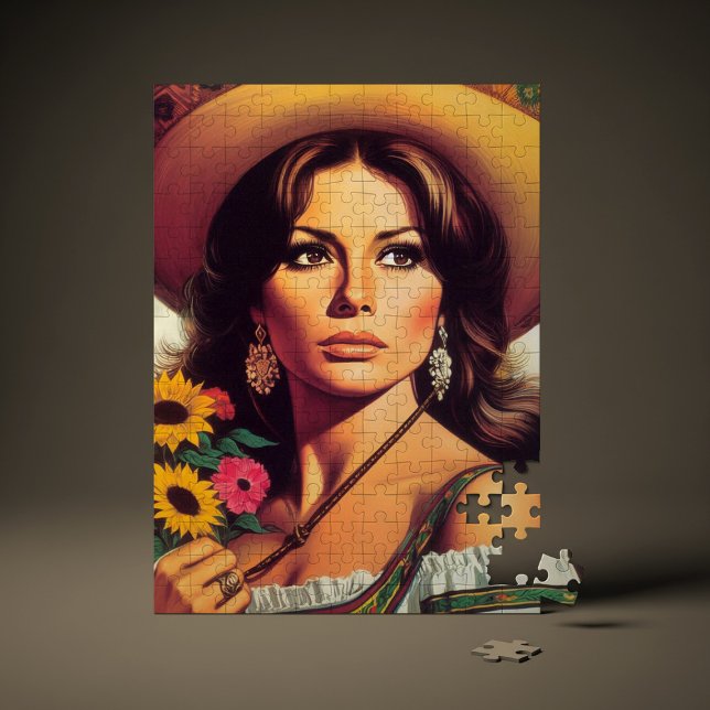 Vintage Portrait Pin Up Jigsaw Puzzle (Creator Uploaded)