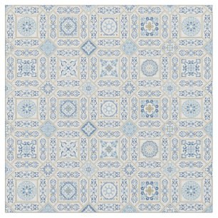 Vintage Portugal Azulejo traditional Fabric