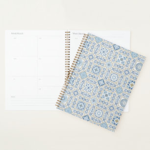 Vintage Portugal Azulejo traditional Planner