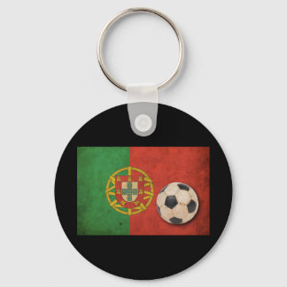 Vintage Portugal Flag Key Ring