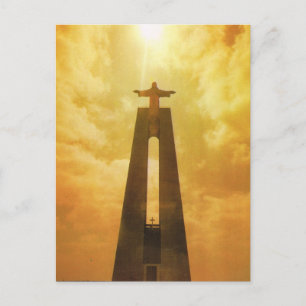 Vintage Portugal, Lisbon,Church of Christ the King Postcard