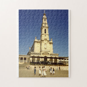 Vintage Portugal, Our Lady of Fatima church Jigsaw Puzzle