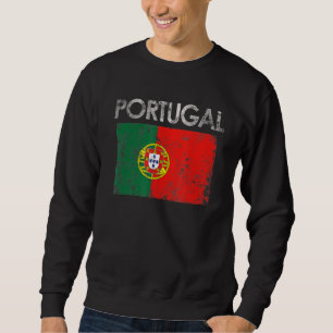 Vintage Portugal Portuguese Flag Pride Sweatshirt