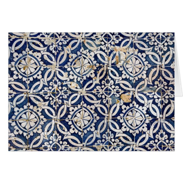 Vintage Portuguese Azulejo (Front Horizontal)