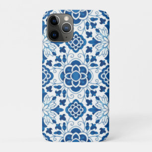 Vintage Portuguese Blue Azulejos Tile Pattern Case-Mate iPhone Case