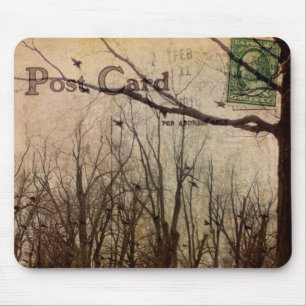 Vintage Post Card Mouse Pad
