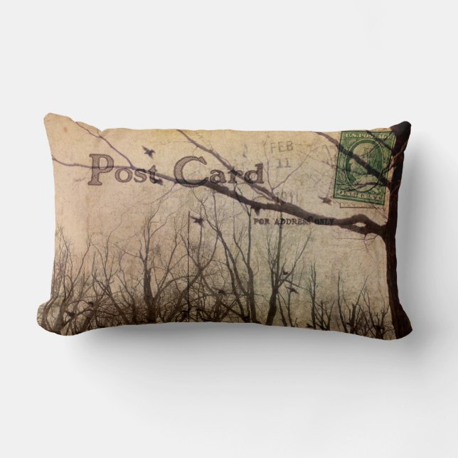 Vintage Post Lumbar Cushion (Front)