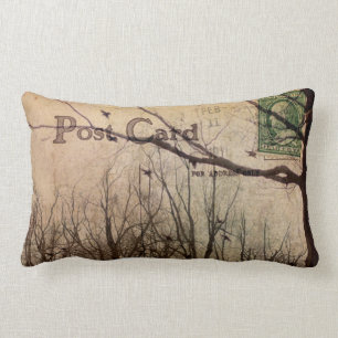 Vintage Post Lumbar Cushion