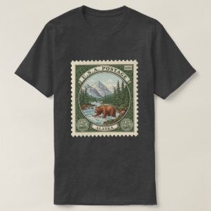 Vintage Postage Stamp Alaska T-Shirt