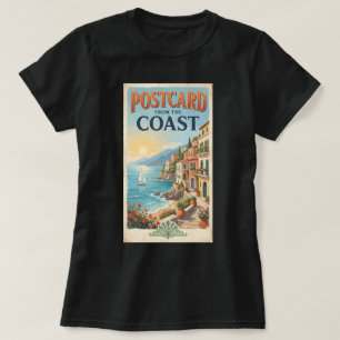 Vintage Postcard from the Coast Italian Summer T-Shirt