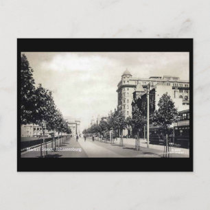 Vintage Postcard - Market Street, Johannesburg