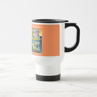Vintage Postcard Ocean City NJ Travel Mug