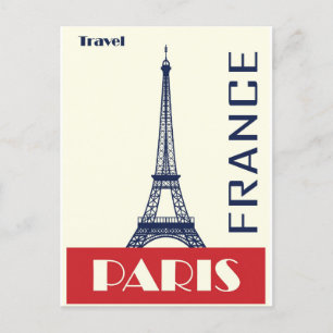 Vintage postcard Paris postcard