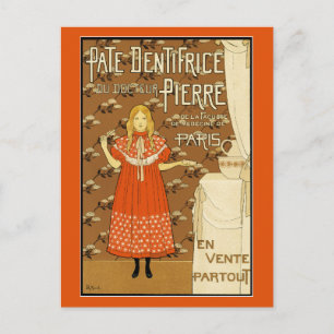 Vintage Postcard: Pate Dentifrice Postcard