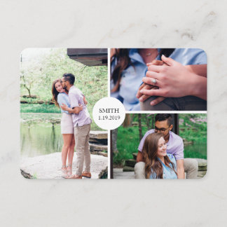 Vintage Postcard Save The Date