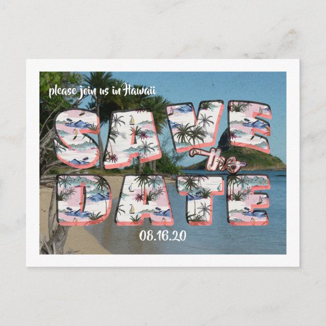 Vintage Postcard | Save the Date (Front)