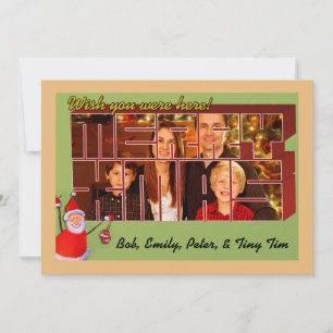 Vintage Postcard Style Christmas