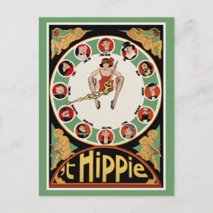 Vintage Postcard:   't Hippie by C. Verschuuren Postcard