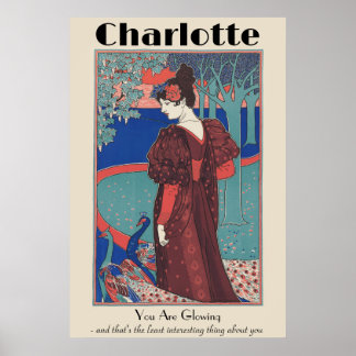 Vintage poster gift for best girlfriend