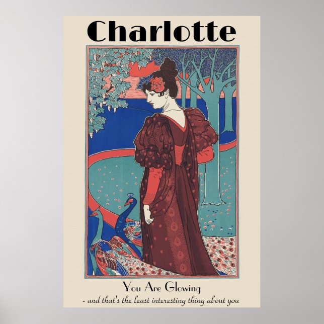 Vintage poster gift for best girlfriend (Front)