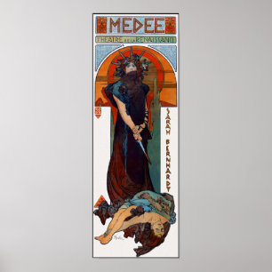 Vintage Poster Print: Mucha - Medee (Medea)
