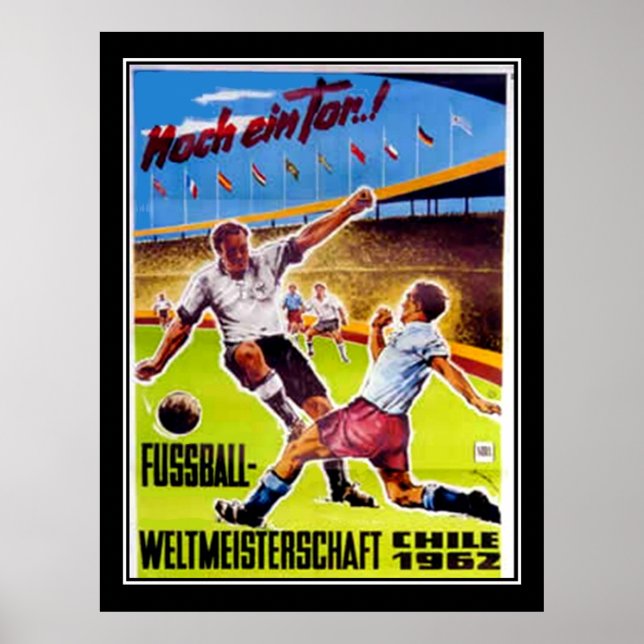 Vintage poster Soccer retro (Front)