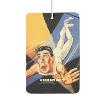 Vintage Poster Style Circus Acrobat Trapeze Artist