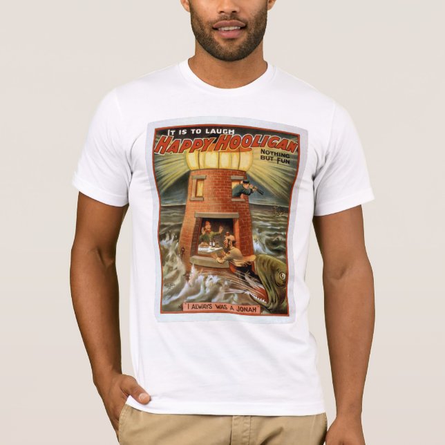 Vintage Poster Tee "Happy Hooligan" (Front)