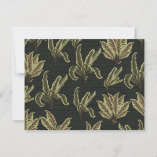 Vintage Potted Plants Postcard