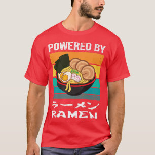Vintage Powered By Ramen - Ramen Noodle Soup 2980 T-Shirt